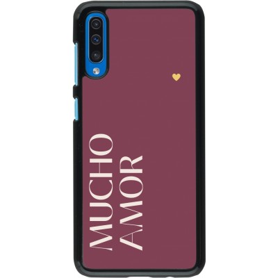 Samsung Galaxy A50 Case Hülle - Valentine 2024 mucho amor rosado