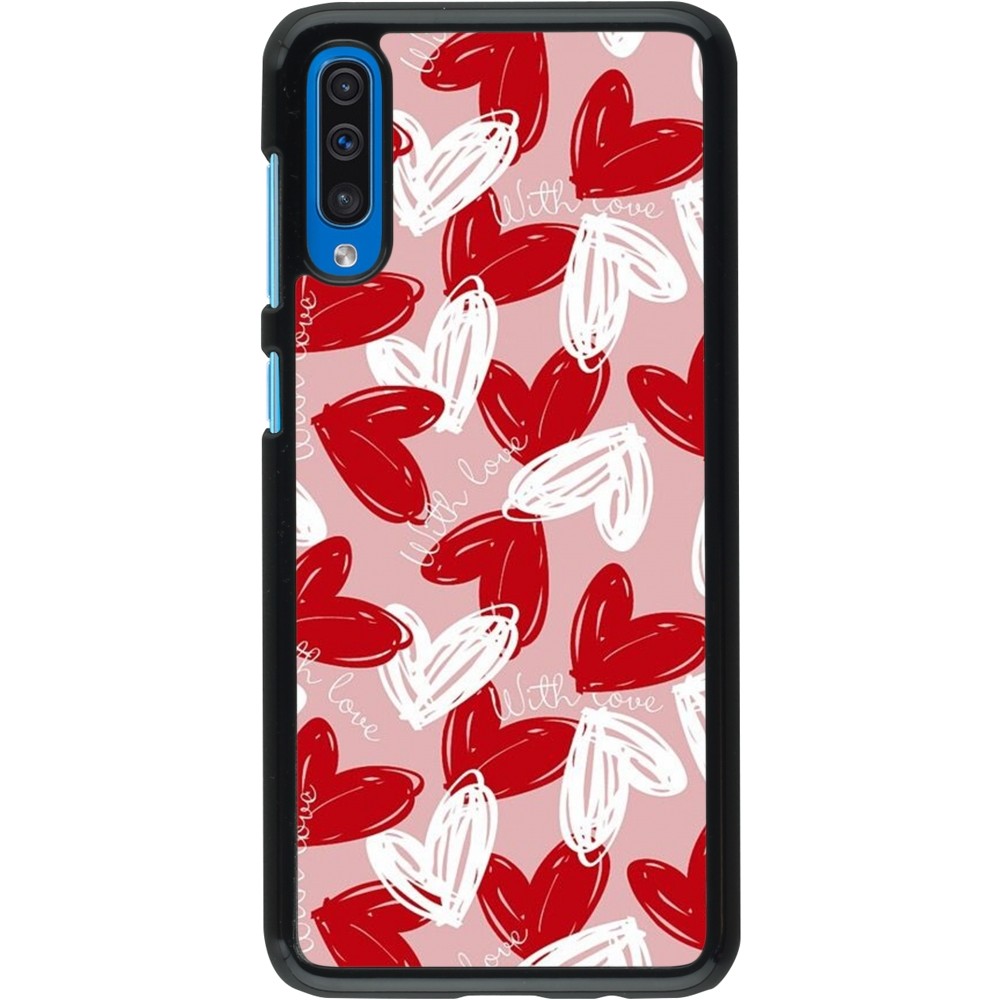 Samsung Galaxy A50 Case Hülle - Valentine 2024 with love heart