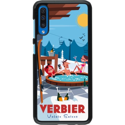 Samsung Galaxy A50 Case Hülle - Verbier Mountain Jacuzzi