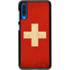 Hülle Samsung Galaxy A50 - Vintage Flag SWISS