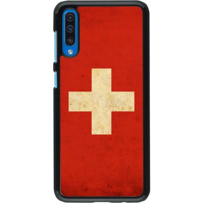 Hülle Samsung Galaxy A50 - Vintage Flag SWISS