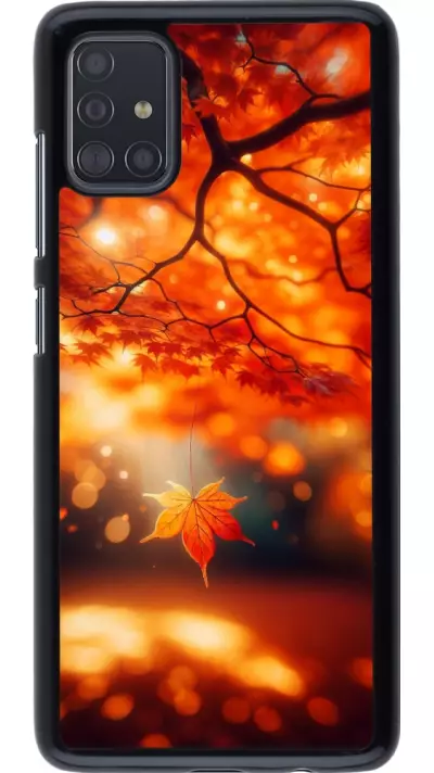 Samsung Galaxy A51 Case Hülle - Herbst Magisch Orange