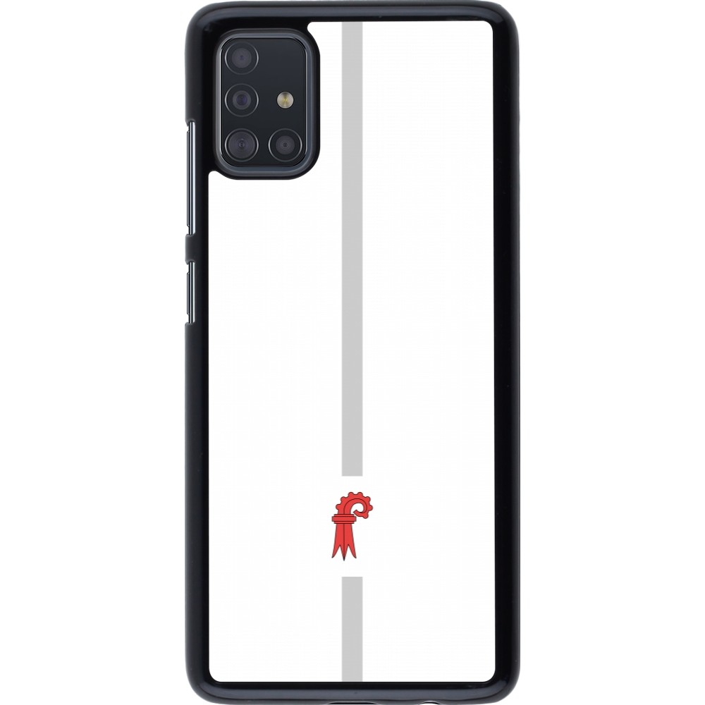 Samsung Galaxy A51 Case Hülle - Kanton BL weiss