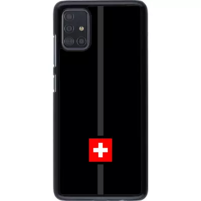 Samsung Galaxy A51 Case Hülle - Kanton CH schwarz