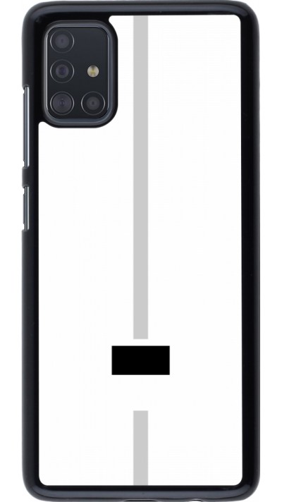 Samsung Galaxy A51 Case Hülle - Kanton FR weiss