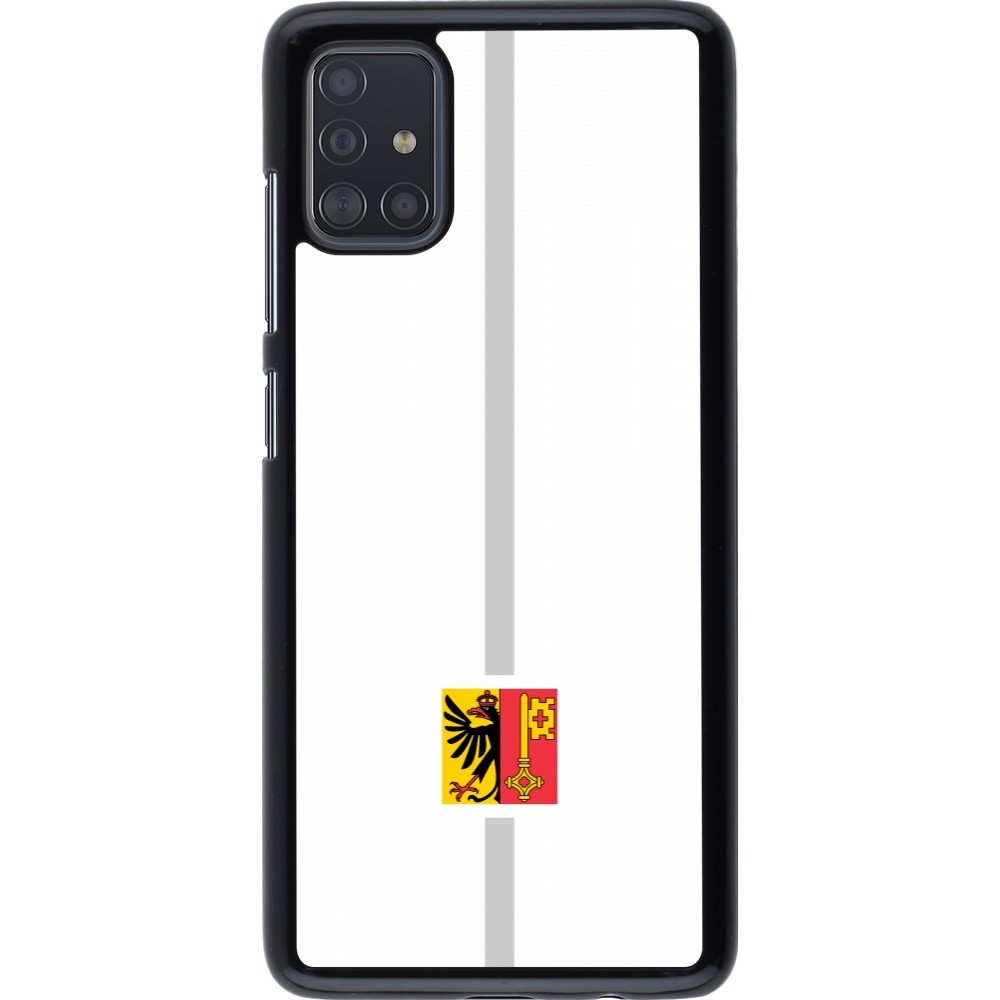 Samsung Galaxy A51 Case Hülle - Kanton GE weiss