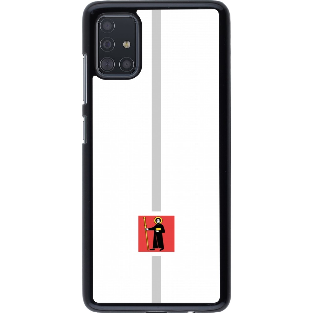 Samsung Galaxy A51 Case Hülle - Kanton GL weiss