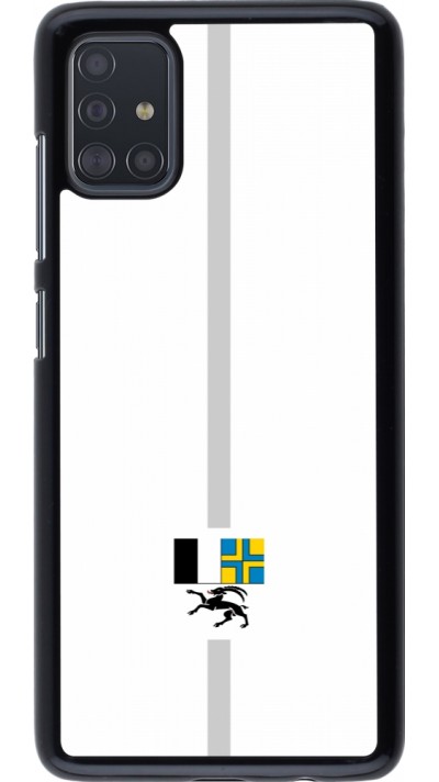Samsung Galaxy A51 Case Hülle - Kanton GR weiss
