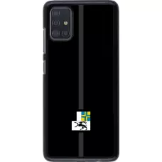 Samsung Galaxy A51 Case Hülle - Kanton GR schwarz