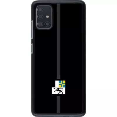 Samsung Galaxy A51 Case Hülle - Kanton GR schwarz