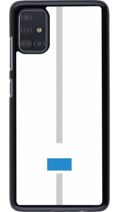 Samsung Galaxy A51 Case Hülle - Kanton LU weiss