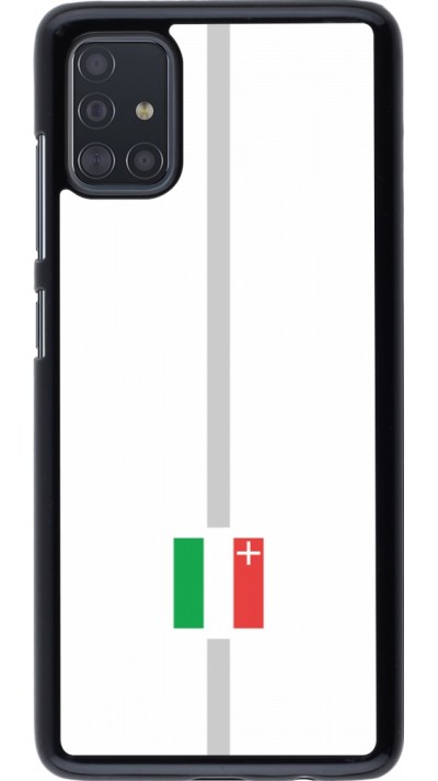 Samsung Galaxy A51 Case Hülle - Kanton NE weiss