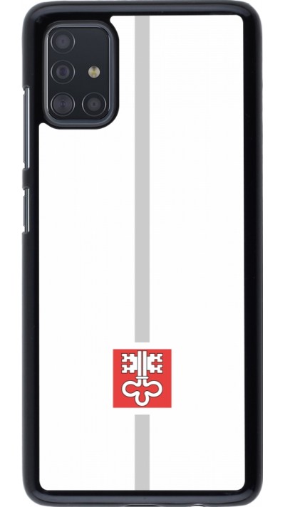 Samsung Galaxy A51 Case Hülle - Kanton NW weiss