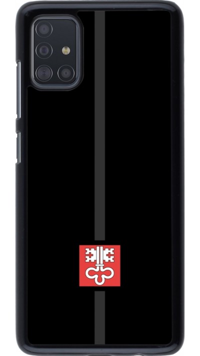 Samsung Galaxy A51 Case Hülle - Kanton NW schwarz
