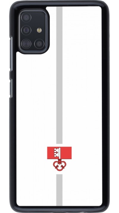 Samsung Galaxy A51 Case Hülle - Kanton OW weiss