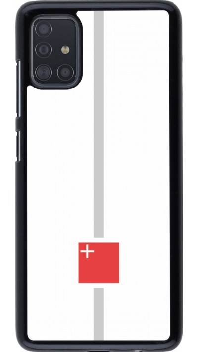 Samsung Galaxy A51 Case Hülle - Kanton SZ weiss
