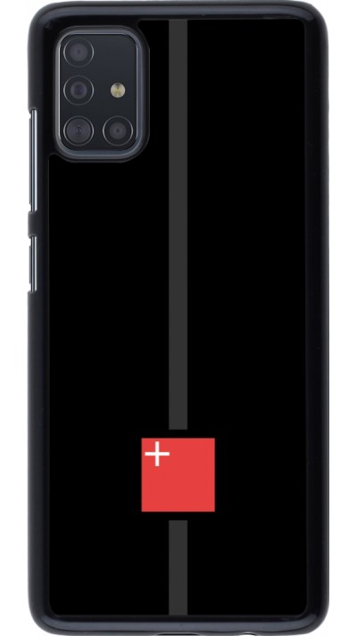 Samsung Galaxy A51 Case Hülle - Kanton SZ schwarz