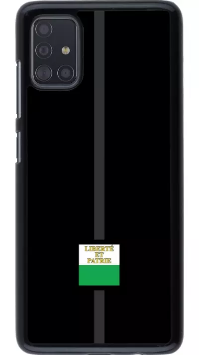 Samsung Galaxy A51 Case Hülle - Kanton VD schwarz