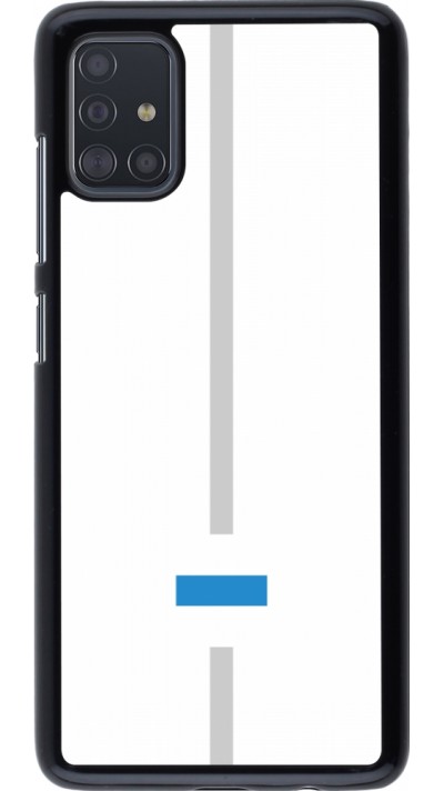 Samsung Galaxy A51 Case Hülle - Kanton ZG weiss