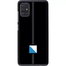 Samsung Galaxy A51 Case Hülle - Kanton ZH schwarz