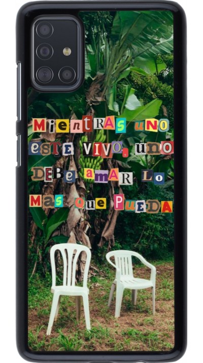 Samsung Galaxy A51 Case Hülle - Chairs DTMF