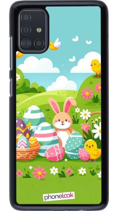 Samsung Galaxy A51 Case Hülle - Ostern 2025 Gruen