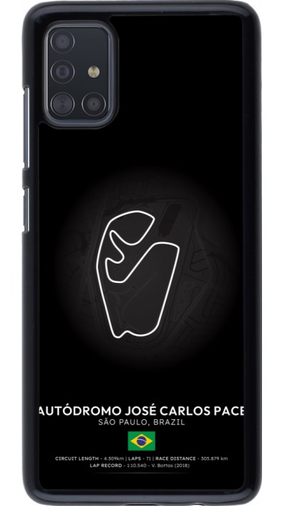 Samsung Galaxy A51 Case Hülle - F1 Track 2025 Brazil
