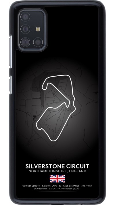 Samsung Galaxy A51 Case Hülle - F1 Track 2025 Great Britan