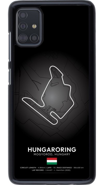 Samsung Galaxy A51 Case Hülle - F1 Track 2025 Hungary