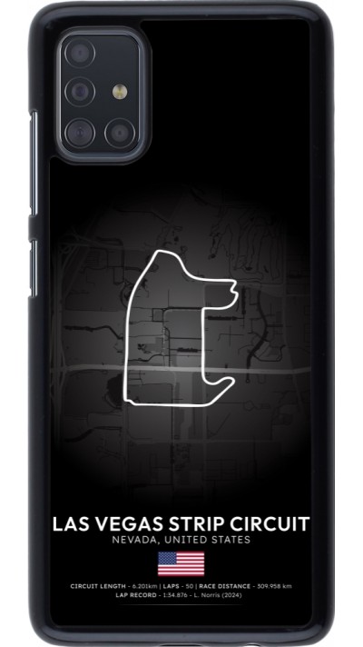 Samsung Galaxy A51 Case Hülle - F1 Track 2025 Las Vegas
