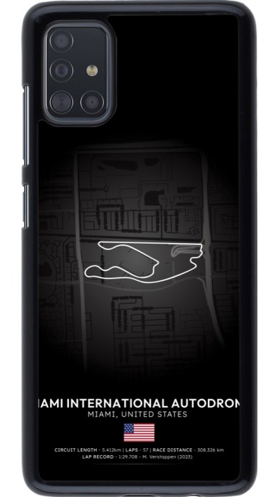 Samsung Galaxy A51 Case Hülle - F1 Track 2025 Miami