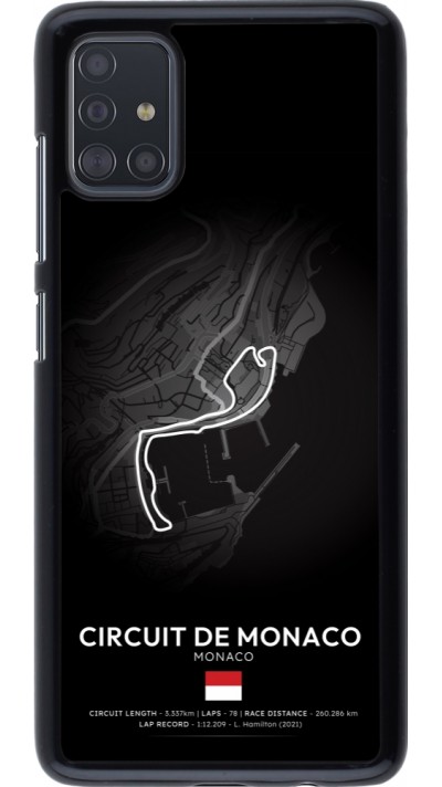 Samsung Galaxy A51 Case Hülle - F1 Track 2025 Monaco
