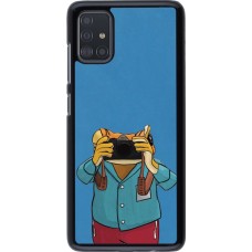 Samsung Galaxy A51 Case Hülle - Frog with camera DTMF