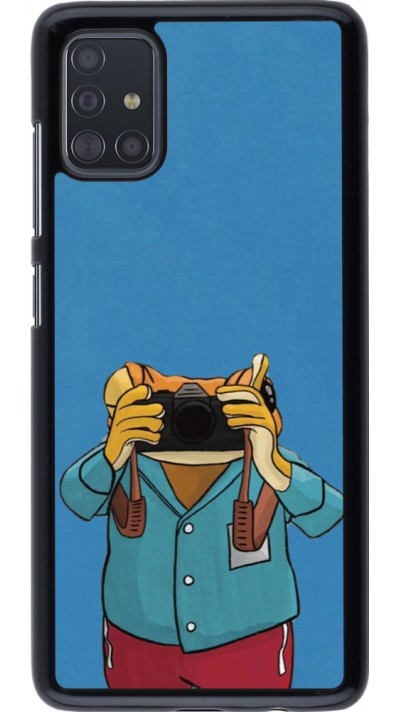 Samsung Galaxy A51 Case Hülle - Frog with camera DTMF