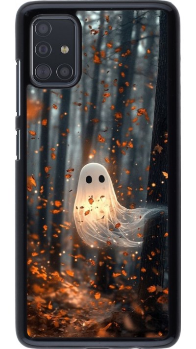 Samsung Galaxy A51 Case Hülle - Halloween 2025 Ghost in the forest Samsung Galaxy A51 Case Hülle - Halloween 2025 Ghost in the forest