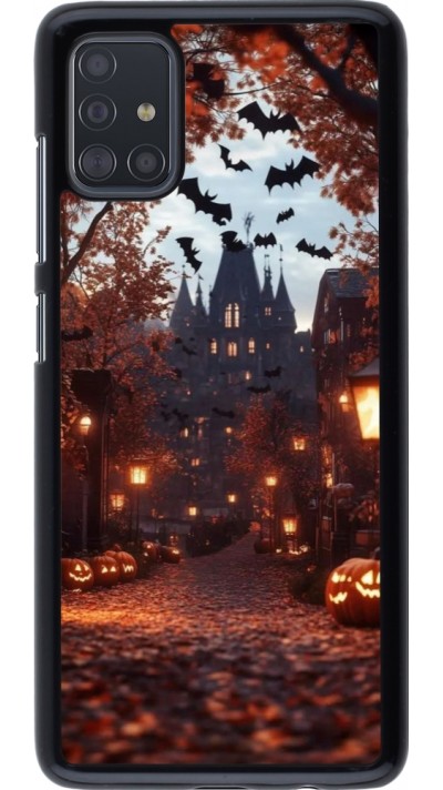 Samsung Galaxy A51 Case Hülle - Halloween 2025 Haunted house