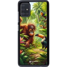 Samsung Galaxy A51 Case Hülle - Tropischer Dschungel Tayrona