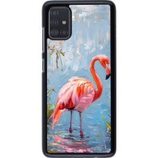 Samsung Galaxy A51 Case Hülle - Paint Flamingo