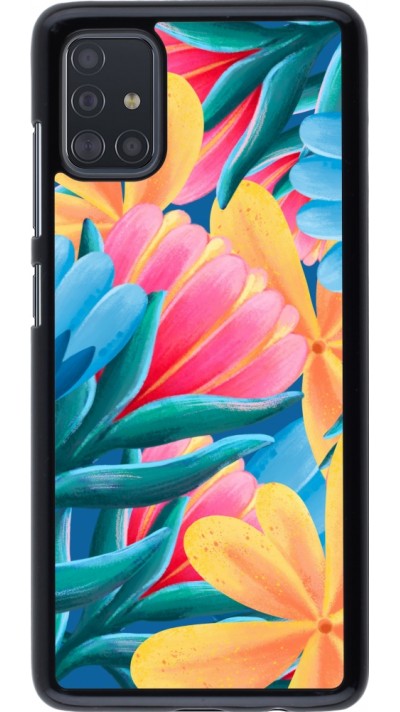 Samsung Galaxy A51 Case Hülle - Spring 23 colorful flowers