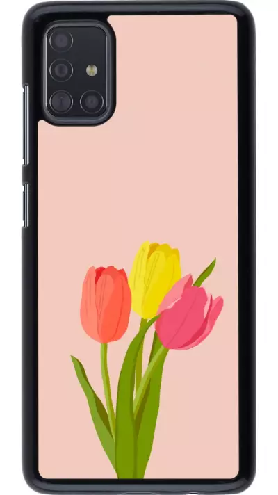 Samsung Galaxy A51 Case Hülle - Spring 23 tulip trio