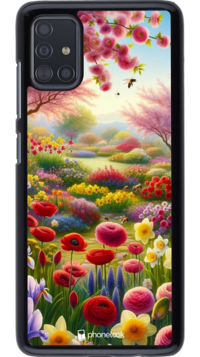 Samsung Galaxy A51 Case Hülle - Frühling 25 Strauß Frühling