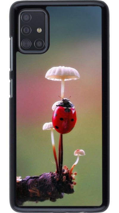 Samsung Galaxy A51 Case Hülle - Ladybird on a mushroom Spring 2026