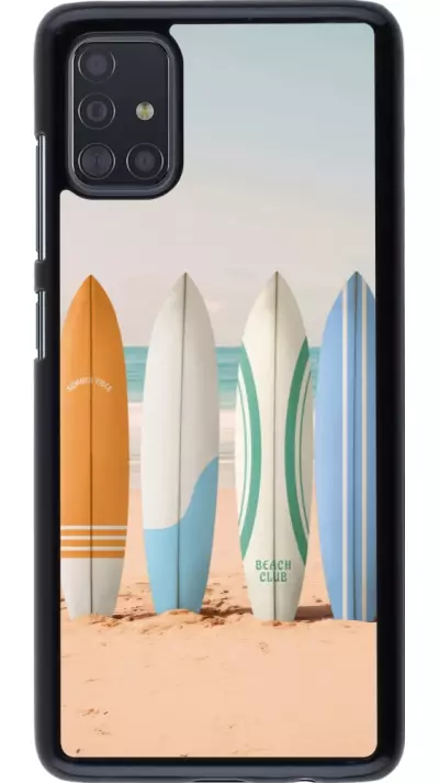Samsung Galaxy A51 Case Hülle - Summer surfboard 2025