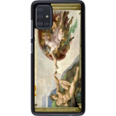 Samsung Galaxy A51 Case Hülle - Kunstbild - Die Erschaffung Adams - Michelangelo