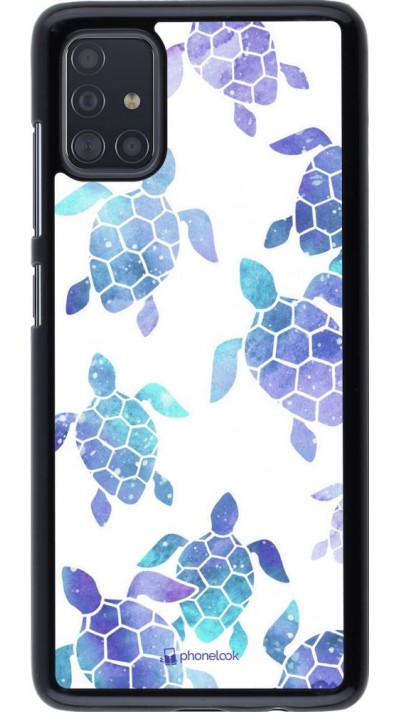 Hülle Samsung Galaxy A51 - Turtles pattern watercolor