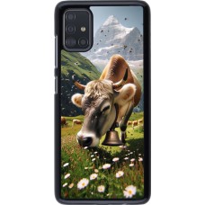 Samsung Galaxy A51 Case Hülle - Kuh Berg Wallis