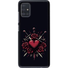 Samsung Galaxy A51 Case Hülle - Valentine 2024 gothic love