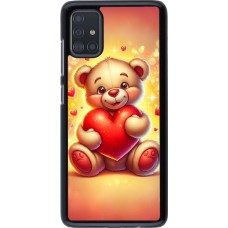 Samsung Galaxy A51 Case Hülle - Valentin 2024 Teddy Liebe