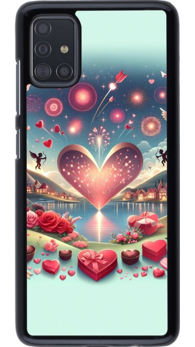 Samsung Galaxy A51 Case Hülle - Valentin 2025 Schick