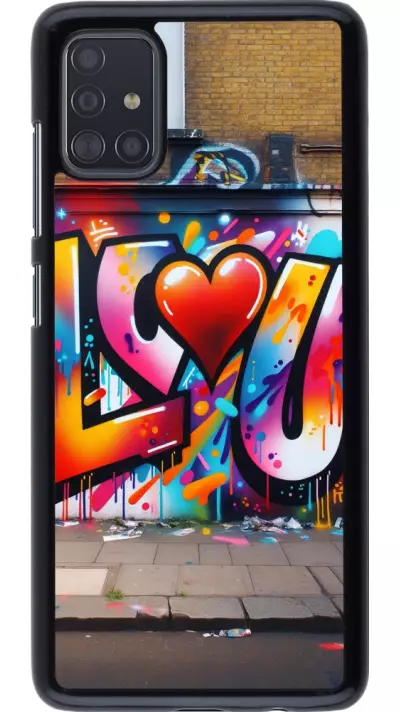 Samsung Galaxy A51 Case Hülle - Valentin 2025 Liebe U Tag